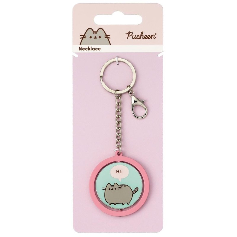 PUSHEEN - Hi & Bye - Porte-clés Rotatif 