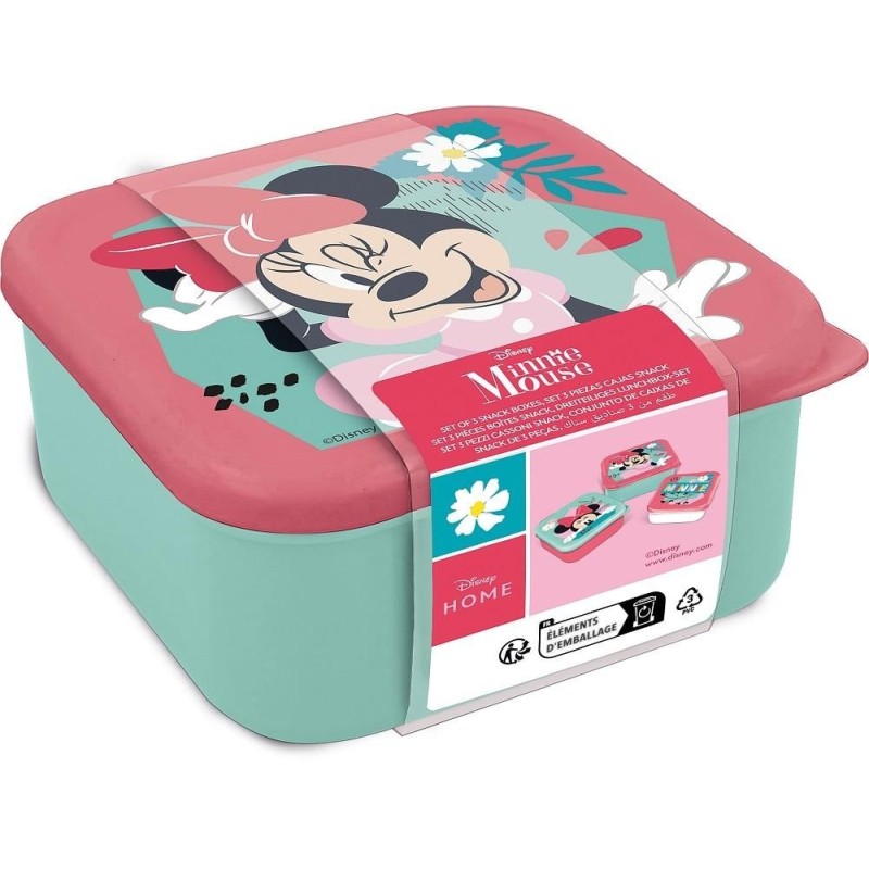 MINNIE - Boîtes à Snack - 3 pcs 