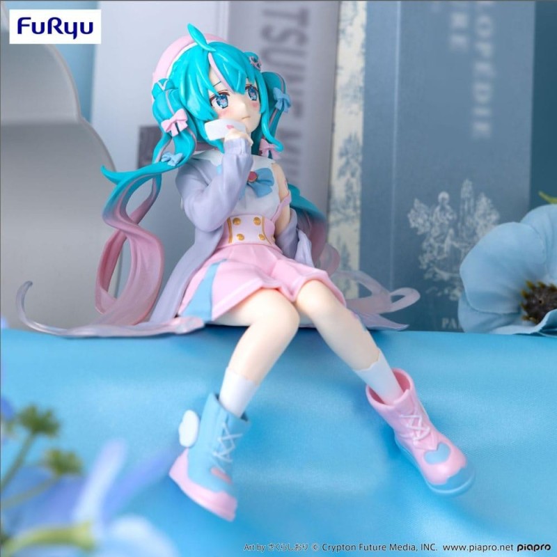 HATSUNE MIKU - Love Sailor Grey Color - Statuette Noodle Stopper 13cm 