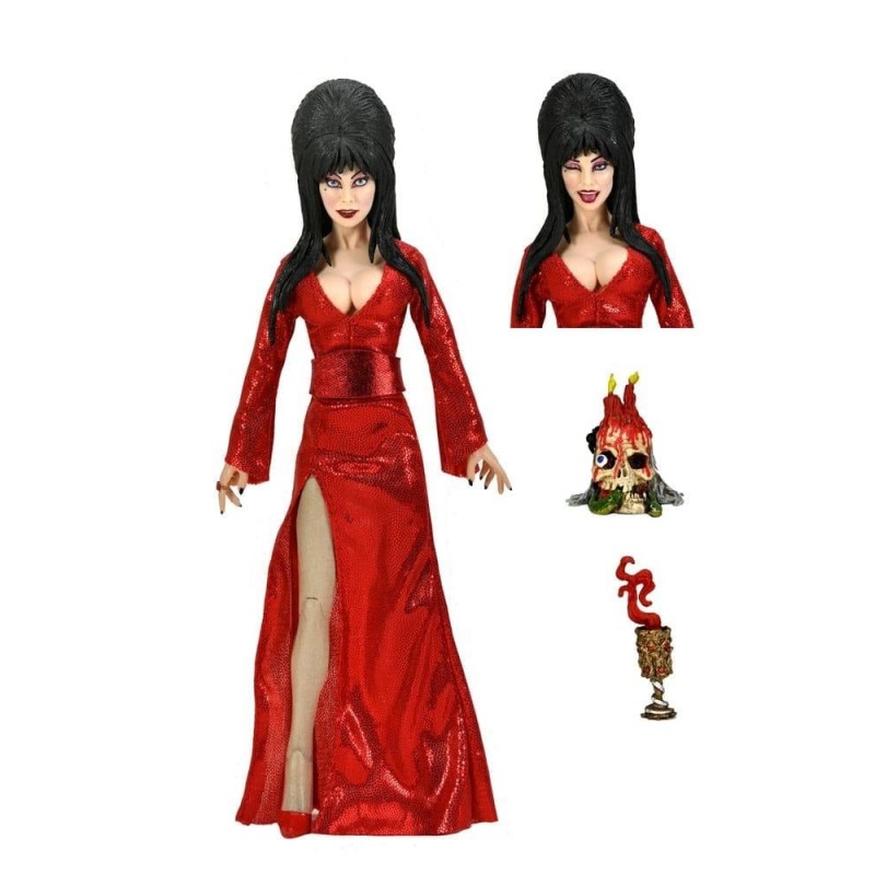 ELVIRA - Clothed Red, Fright and Boo - Figurine 20cm 