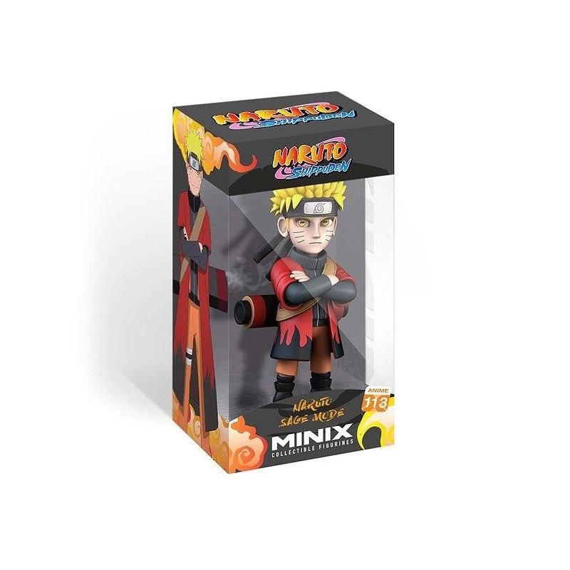 NARUTO - Naruto avec cape - Figurine Minix # 12cm 