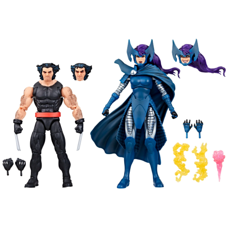 MARVEL - Wolverine vs Psylocke - Figurine Legend Series 15cm 