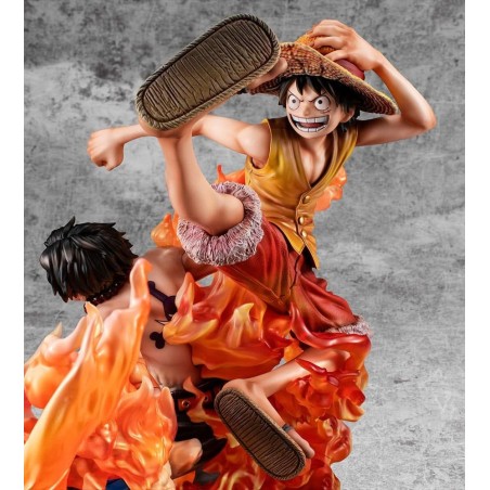 ONE PIECE - Luffy & Ace "Bond between brothers" -Statuette P.O.P. 25cm 