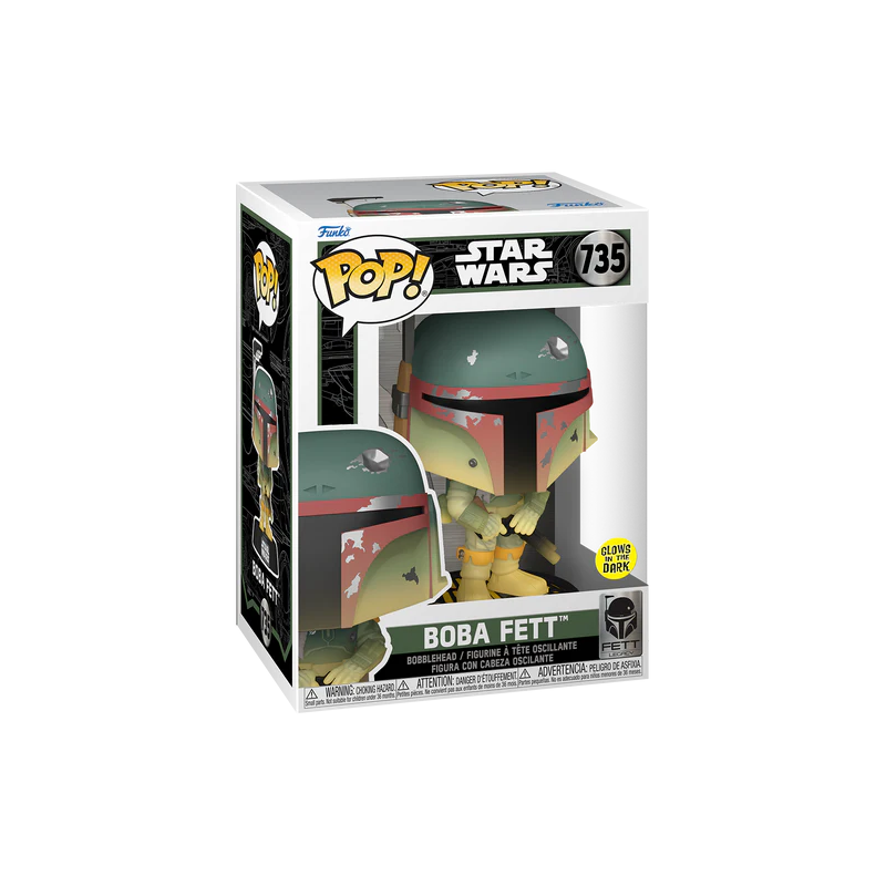 STAR WARS FETT LEGACY - POP Star Wars N° 735 - Boba Fett (GITD) 