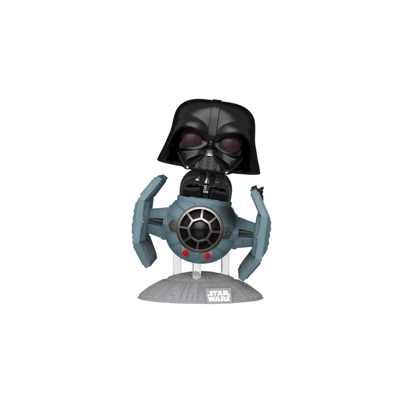 STAR WARS DARKSIDE - POP Ride DLX N° 742 -Tie Advanced avec Dark Vador 