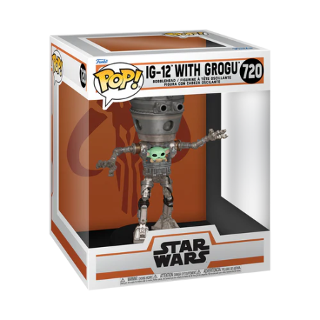 MANDALORIAN - POP Deluxe N° 720 - Grogu (IG-12) 