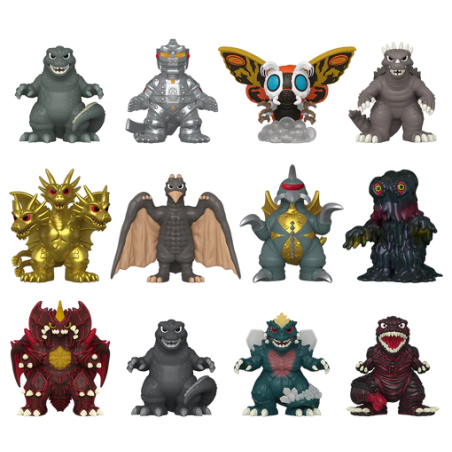 GODZILLA 70TH - Mystery Minis (BOX 12 Figurines) 