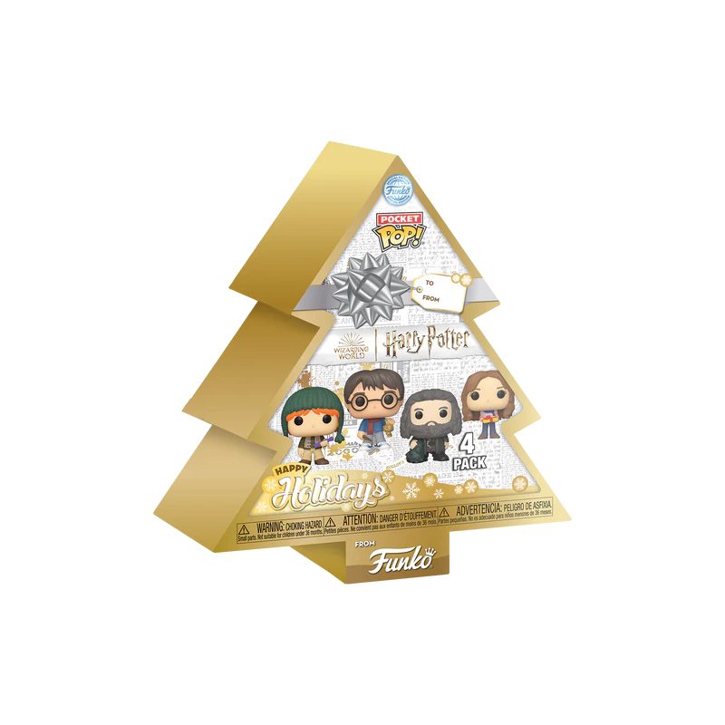 HARRY POTTER - Pocket Pop 4 Pack - Tree Holiday 