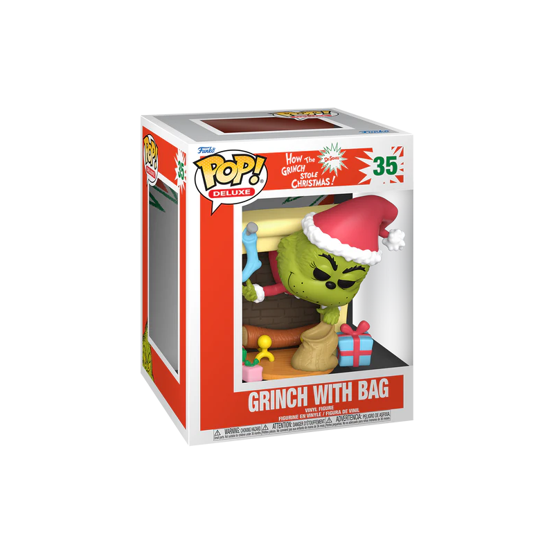 LE GRINCH - POP Deluxe N° 35 - Grinch avec Sac 