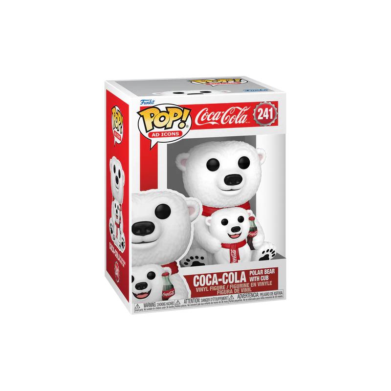 COCA-COLA - POP & Buddy N° 241 - Ours polaire Coca-Cola avec Ourson 