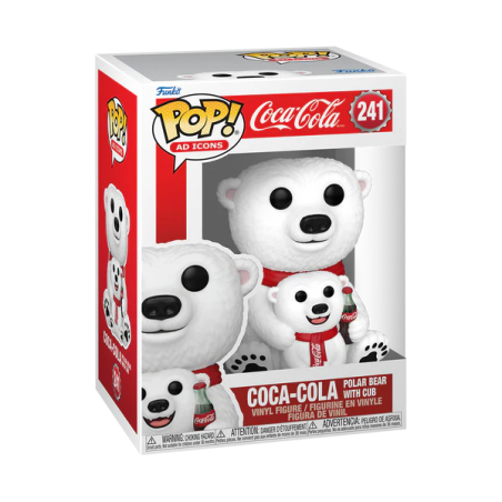 COCA-COLA - POP & Buddy N° 241 - Ours polaire Coca-Cola avec Ourson 