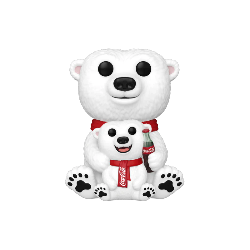 COCA-COLA - POP & Buddy N° 241 - Ours polaire Coca-Cola avec Ourson 