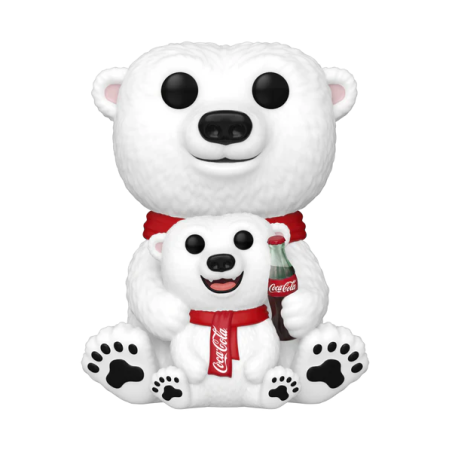 COCA-COLA - POP & Buddy N° 241 - Ours polaire Coca-Cola avec Ourson 