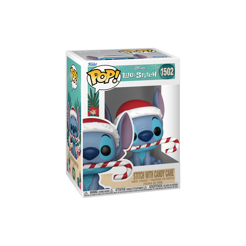 LILO & STITCH - POP Disney N° 1502 - Stitch avec canne en sucre d'orge 