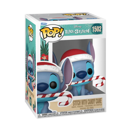 LILO & STITCH - POP Disney N° 1502 - Stitch avec canne en sucre d'orge 