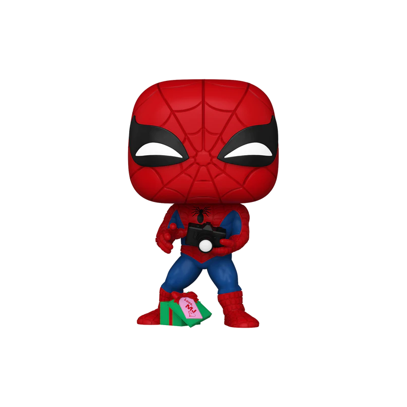 HOLIDAY '24 - POP Marvel N° 1441 - Spider-Man avec cadeau ouvert 