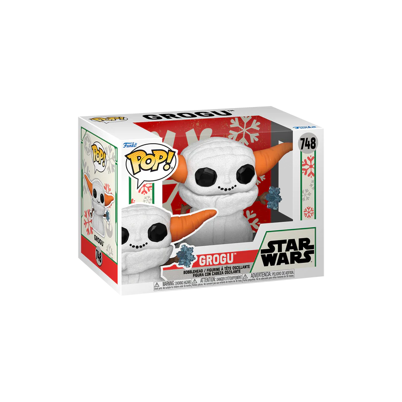MANDALORIAN HOLIDAY - POP Star Wars N° 748 - Grogu (Bonhomme de neige) 