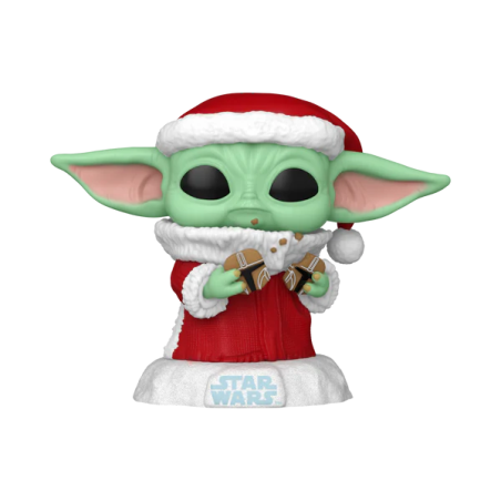 MANDALORIAN HOLIDAY - POP Star Wars N° 747 - Grogu (Santa) 