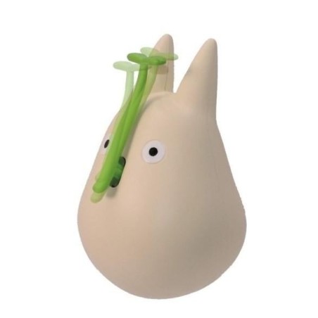 MON VOISIN TOTORO - Totoro Blanc avec feuille - Figurine Culbuto 4.9cm 