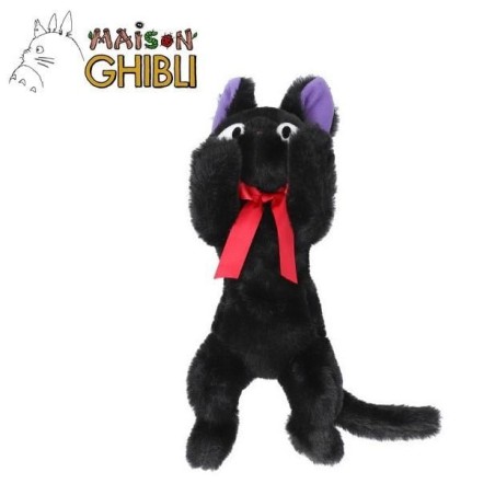 KIKI LA PETITE SORCIERE - Jiji Allongé - Peluche Nakayoshi 20x10x46cm 