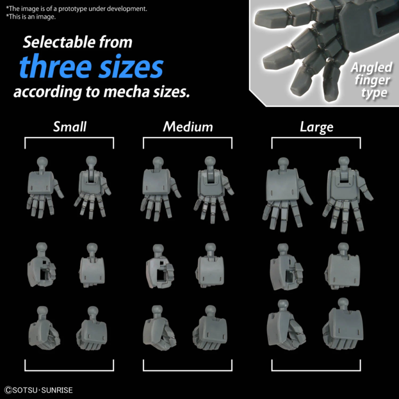 GUNDAM - Option Parts Set Gunpla 3 (Build Hands Edge) - Model Kit 