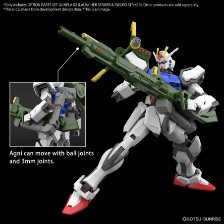 GUNDAM - Option Parts Set Gunpla 2 (Launcher/Sword Striker) -Model Kit 