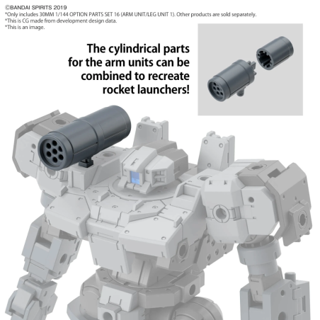 30MM - 1/144 Option Parts Set 16 (Arm Unit/Leg Unit 1) - Model Kit 