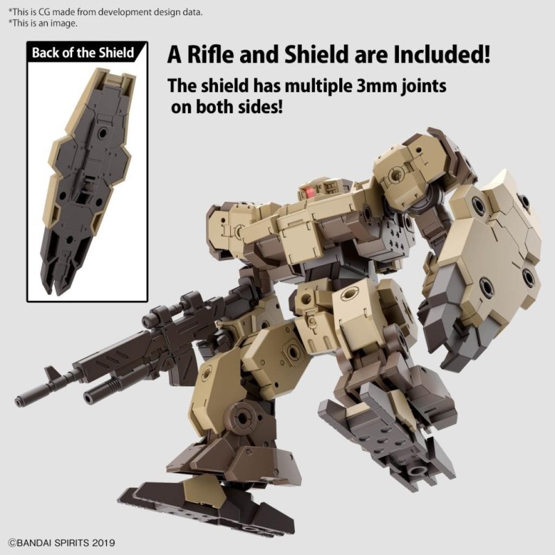 30MM - 1/144 eEXM-9 Baskyrotto (Brown) - Model Kit 
