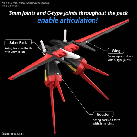 GUNDAM - Option Parts Set Gunpla 01 (Aile Striker) - Model Kit 