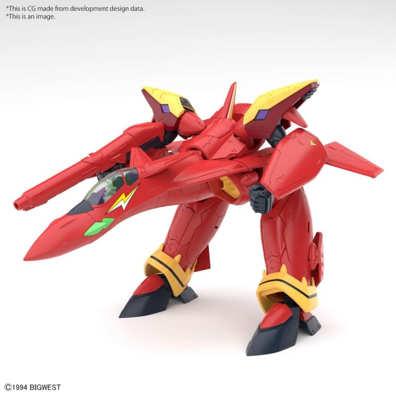 MACROSS -HG 1/100 VF-19 Custom Fire Valkyrie w/ sound Boost -Model Kit 
