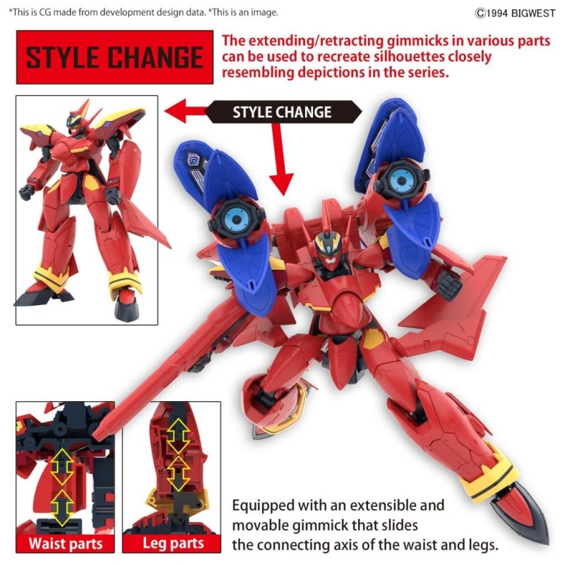 MACROSS -HG 1/100 VF-19 Custom Fire Valkyrie w/ sound Boost -Model Kit 