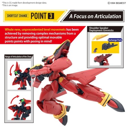 MACROSS -HG 1/100 VF-19 Custom Fire Valkyrie w/ sound Boost -Model Kit 