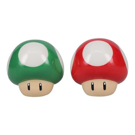 SUPER MARIO - Champignons - Set Salière et Poivrière 