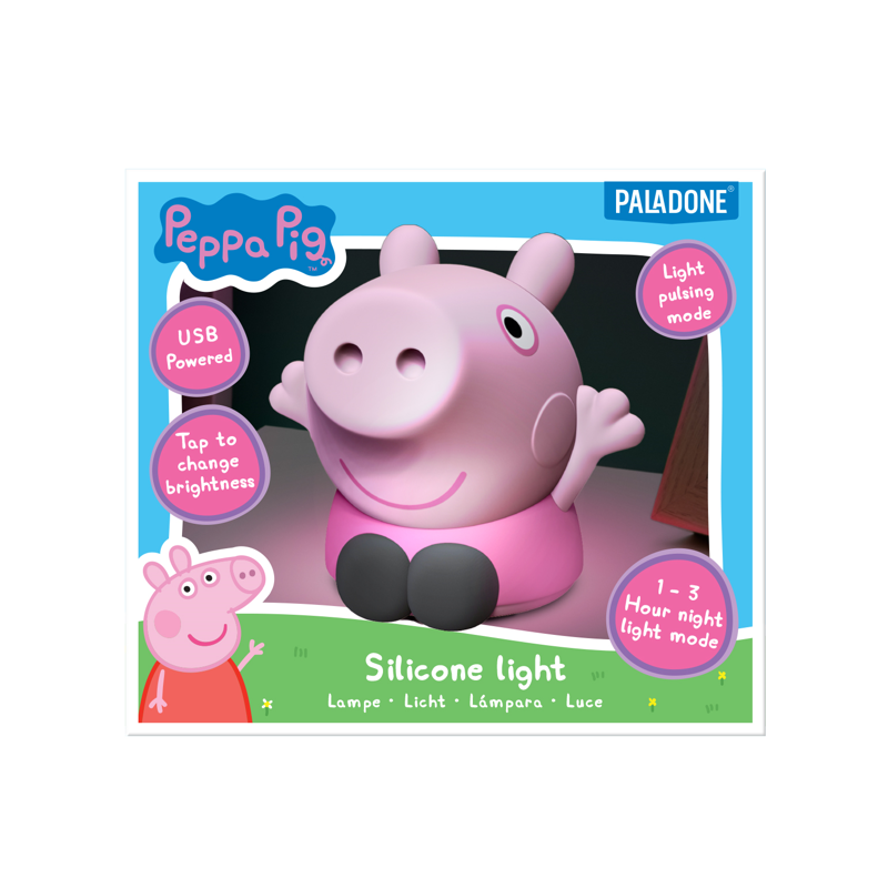 PEPPA PIG - Lampe en Silicone Rechargeable 14cm 