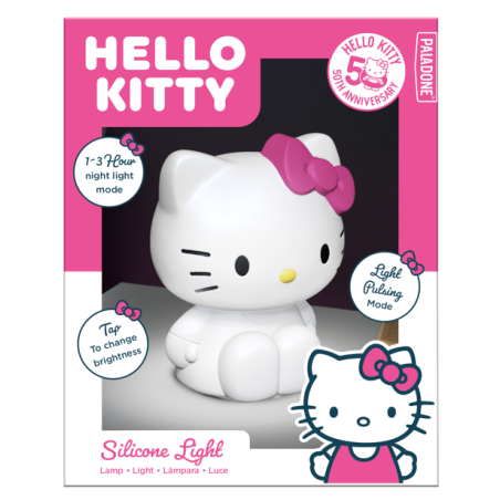 HELLO KITTY - Lampe en Silicone Rechargeable 18cm 