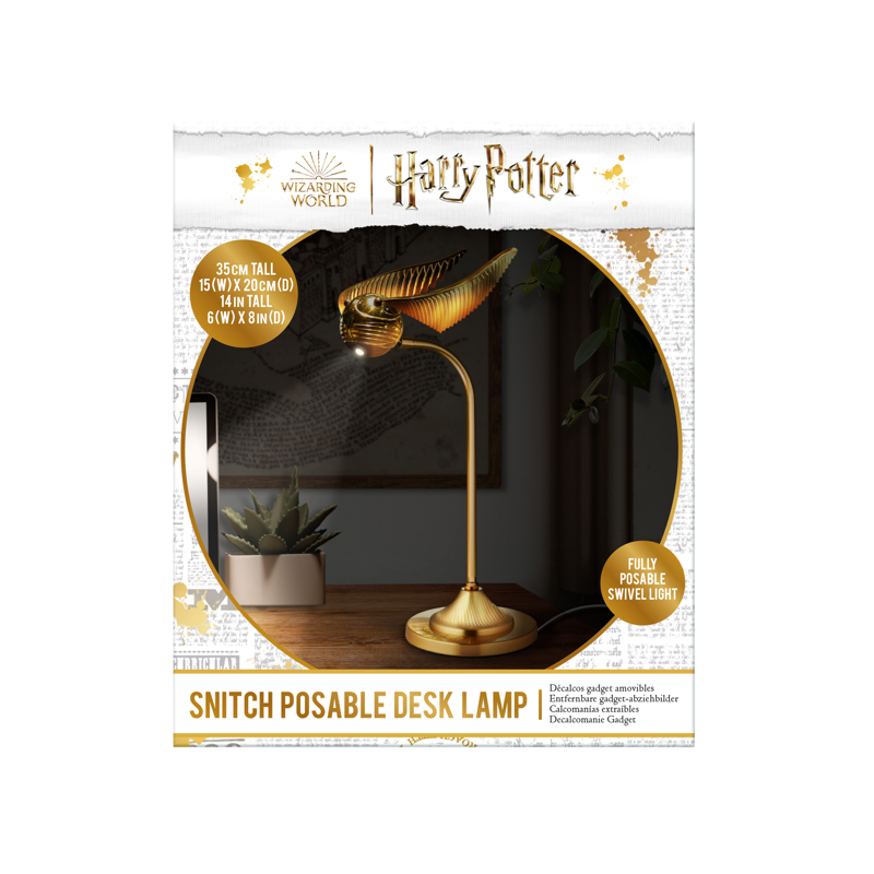 HARRY POTTER - Vif d'Or - Lampe de Bureau 36cm 
