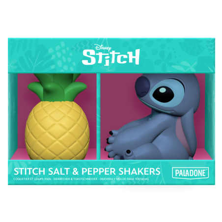 STITCH - Stitch et Ananas - Set Salière et Poivrière 