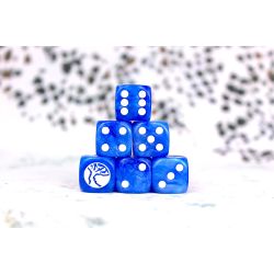 Nords Faction Dice on Bright Blue swirl Dice 2