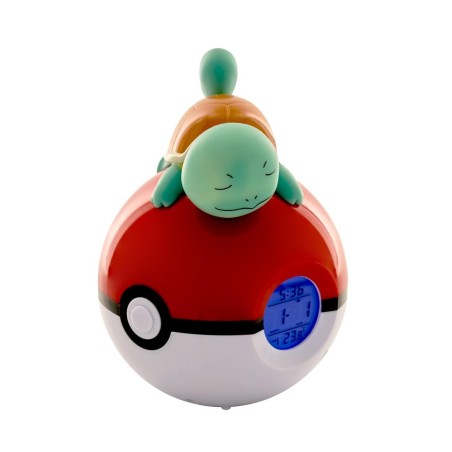 POKEMON - Carapuce - Réveil Lumineux LED - 16 cm 