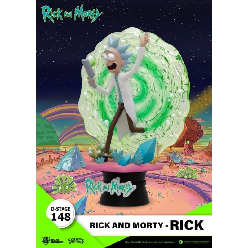 RICK & MORTY - Rick - Diorama D-Stage 14cm 