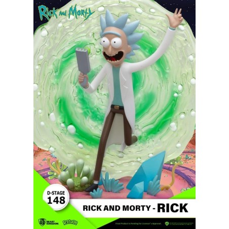 RICK & MORTY - Rick - Diorama D-Stage 14cm 