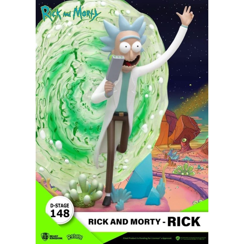 RICK & MORTY - Rick - Diorama D-Stage 14cm 