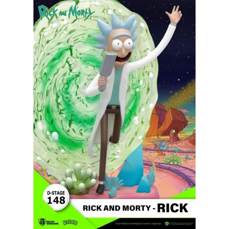 RICK & MORTY - Rick - Diorama D-Stage 14cm 