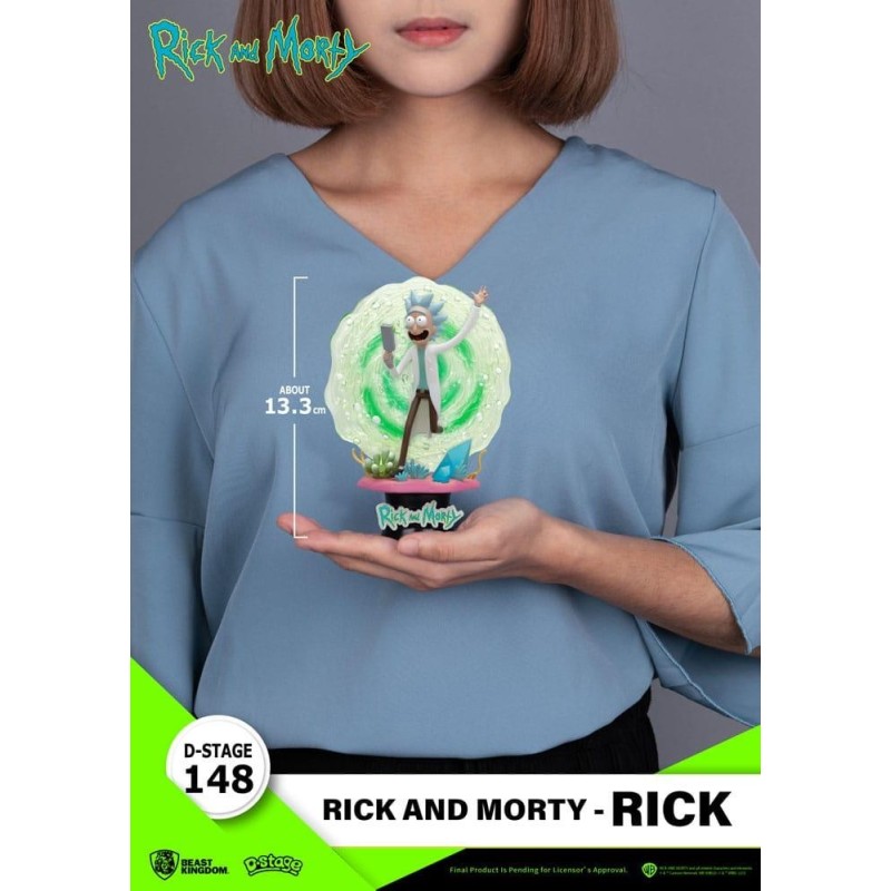 RICK & MORTY - Rick - Diorama D-Stage 14cm 