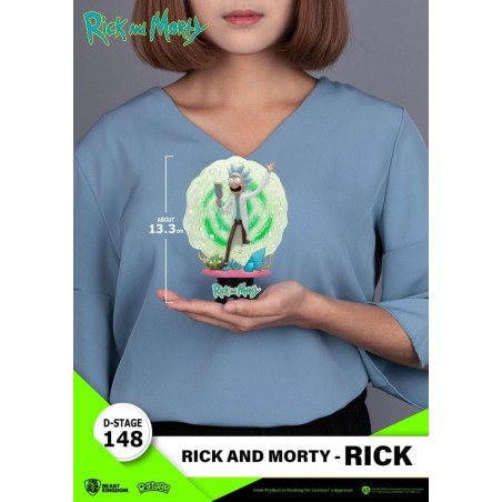 RICK & MORTY - Rick - Diorama D-Stage 14cm 