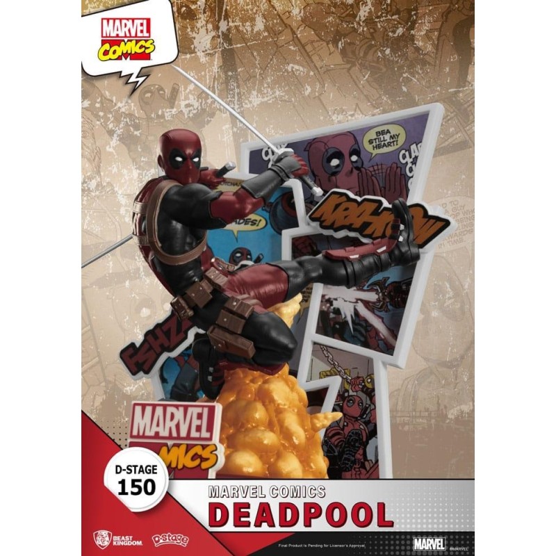 MARVEL - Deadpool - Diorama D-Stage 16cm 