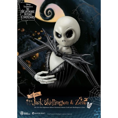NBX - Jack Skellington & Zero - Statuette Master Craft 39cm 
