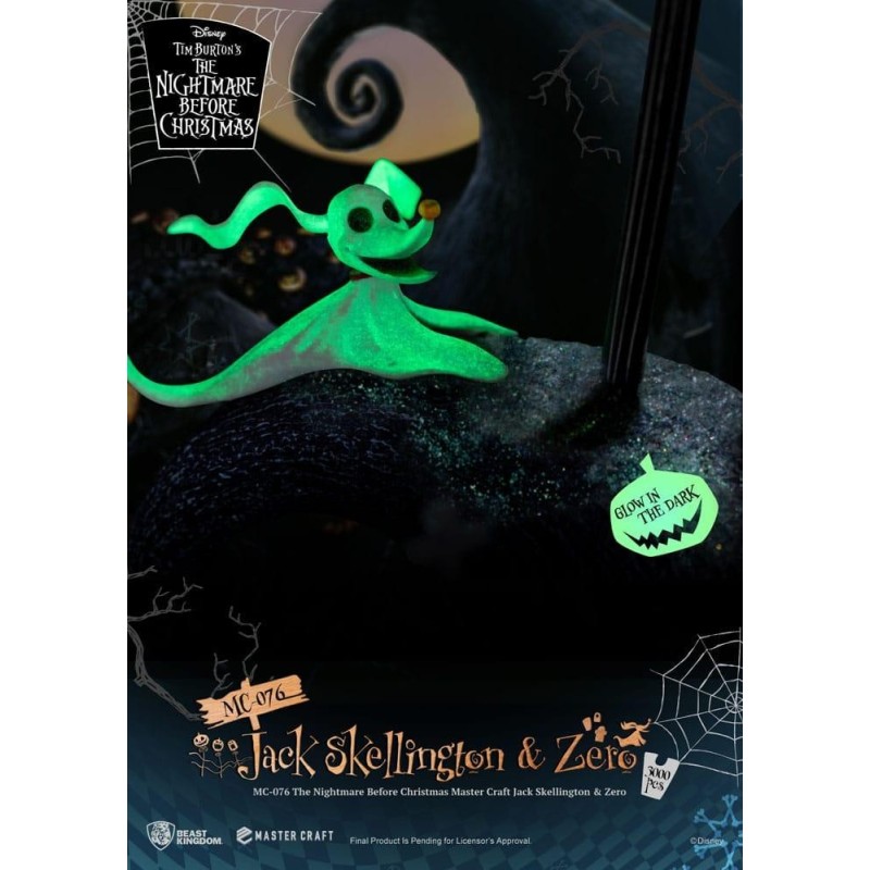 NBX - Jack Skellington & Zero - Statuette Master Craft 39cm 