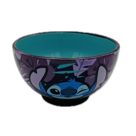 STITCH - Purple Flower - Bol Céramique en Gift Box - 600ml 