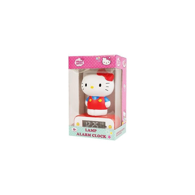 HELLO KITTY - Réveil avec lampe LED - 17cm 